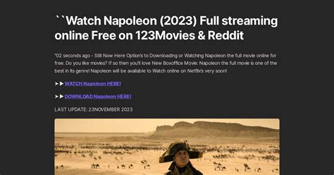 reddit napoleon|napoleon stream reddit.